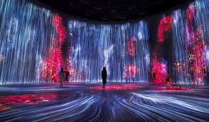 Installation d’art numérique à teamLab Borderless