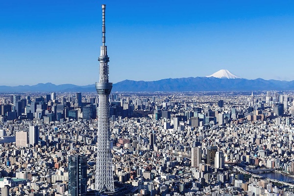 Tour Tokyo Skytree et quartier environnant